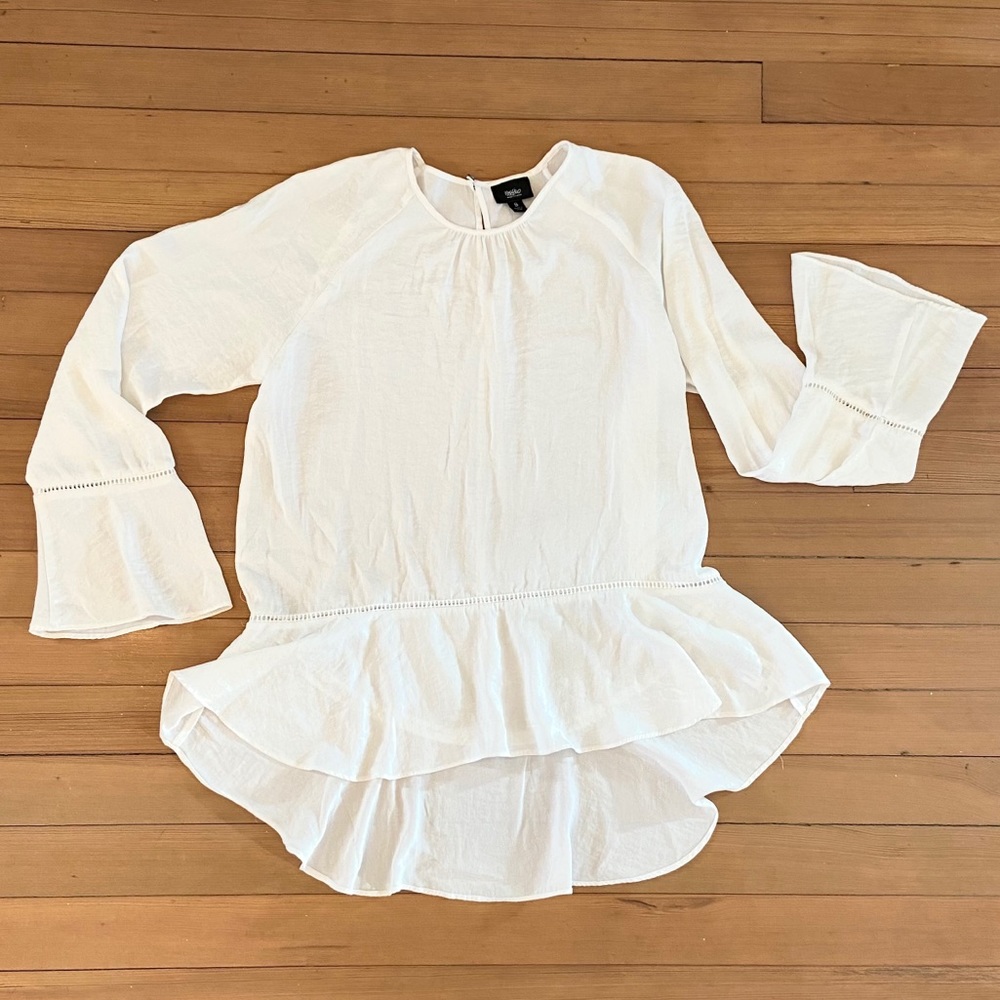 White Boho Blouse
